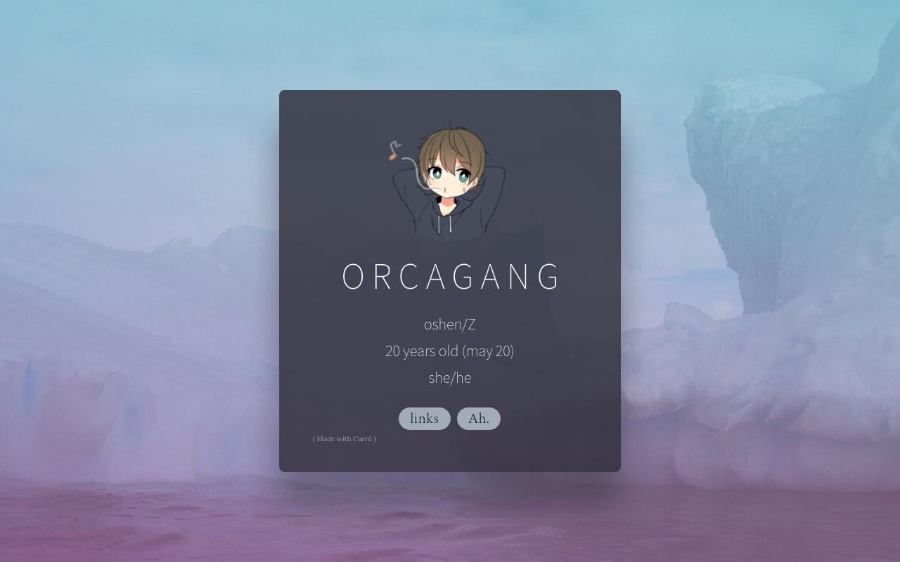 Carrd profile picture for @antarctica